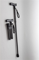 Cliquez sur l’image pour voir les détails du produit :Canne de marche pliable grise