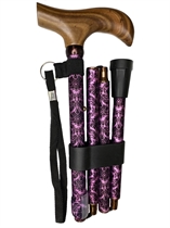 Cliquez sur l’image pour voir les détails du produit :Canne de marche pliable Fantaisie 