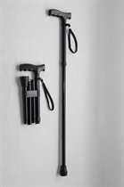 Cliquez sur l’image pour voir les détails du produit :Canne de marche pliable noir