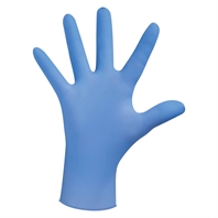 Cliquez sur l’image pour voir les détails du produit :Gant en nitrile bleu non poudré, M