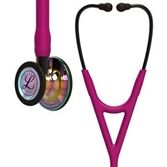 Cliquez sur l’image pour voir les détails du produit :Stéthoscope Littmann Cardiology IV Framboise/Arc-en-ciel