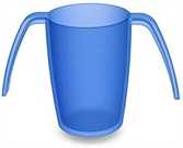 Cliquez sur l’image pour voir les détails du produit :Gobelet avec 2 anses Ornamin 250 ml, bleu