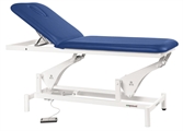 Cliquez sur l’image pour voir les détails du produit :C3500 Table électrique bielle blanche 2 plans 62x188