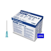 Cliquez sur l’image pour voir les détails du produit :Aiguilles 23 g x 1 - Bte de 100