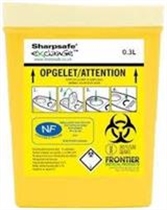 Cliquez sur l’image pour voir les détails du produit :Conteneurs aiguilles Sharpsafe® 0,3L